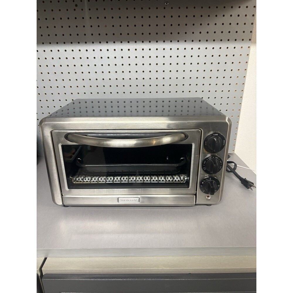 KitchenAid Toaster Oven Counter Top Bake Broil Toast Keep Warm Timer KCO10050B